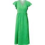 Grønne Midi ONLY Sommer Sommerkjoler Størrelse XL med Prikker til Damer på udsalg 