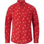Røde Only & Sons Langærmede skjorter i Poplin Med lange ærmer Størrelse XL til Herrer på udsalg 