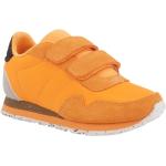 Orange WODEN Bæredygtige Sneakers med velcro Størrelse 24 Stødabsorberende til Drenge på udsalg 