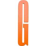 Orange Wooden Letters Design Letters Orange