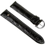 Original Maurice Lacroix watch strap Watcharmband leather Krokooptik black 20mm 273062010S-gr