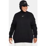 Sorte Casual Nike Fleece Sweatshirts i Fleece Størrelse XL til Damer 