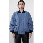 Blå Bomber jakker i Nylon Størrelse XL til Damer 