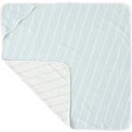 Isblå OYOY Økologiske Håndklæder 100x100 med Striber 