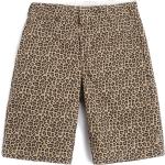 Brune Retro Dickies Chino shorts Størrelse XL med Leopard til Herrer 