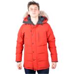 Røde Elegant Canada Goose Parka coats i Fleece Størrelse XL til Herrer 