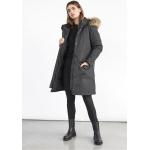 Vandtætte Parka coats i Fleece Størrelse XL med hætte til Damer på udsalg 