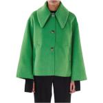 Grønne Ganni Parka coats Størrelse XL til Damer på udsalg 