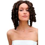 Party/Fancy Dress/Halloween Lady WIG brunette BROWN colonial civil war VICTORIAN ERA beauty coils curls baroque CUTE PIRATE PW0049-K8 Gothic Lolita Cosplay