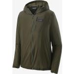 Grønne  Patagonia Houdini Bæredygtige Softshell jakker i Softshell Størrelse XL til Herrer 