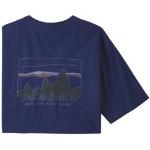 Blå Patagonia Økologiske Bæredygtige T-shirts Størrelse XL til Herrer 