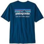Blå Patagonia Økologiske Bæredygtige T-shirts Størrelse XL til Herrer 