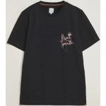Sorte Paul Smith Paul Økologiske Bæredygtige T-shirts med rund hals i Bomuld med korte ærmer Størrelse XL til Herrer 