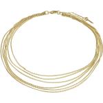 Pause Recycled Ankle Chain Gold-Plated Pilgrim Gold