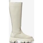 Hvide Pavement Læderstøvler i Læder Med lynlåse Hælhøjde 5 - 7 cm Størrelse 36 til Damer på udsalg 