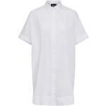 Hvide Pieces Kortærmede skjorter med korte ærmer Størrelse XL til Damer på udsalg 