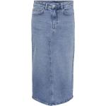 Blå Pieces Økologiske Bæredygtige Denim nederdele i Denim Størrelse XL til Damer 