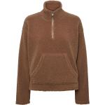 Brune Pieces Sweatshirts Størrelse XL til Damer 