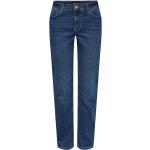 Blå Pieces Straight leg jeans i Bomuld Størrelse XL til Damer på udsalg 