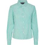 Grønne Pieces Langærmede skjorter Med lange ærmer Størrelse XL med Striber til Damer på udsalg 