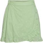 Grønne Korte Pieces Korte nederdele med Flæser Størrelse XL til Damer på udsalg 