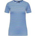 Blå Pieces Kortærmede t-shirts med rund udskæring med korte ærmer Størrelse XL til Damer 