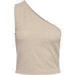 Hvide Pieces Toppe Asymmetrisk Cold shoulder Uden ærmer Størrelse XL til Damer på udsalg 