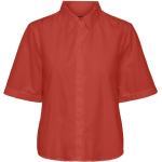Røde Pieces Dameskjorter Størrelse XL 