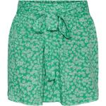Grønne Pieces Højtaljede shorts Størrelse XL til Damer på udsalg 