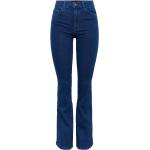 Blå Flared Pieces Bootcut jeans Størrelse XL til Damer 