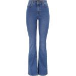 Blå Flared Pieces Bootcut jeans Falmede Størrelse XL til Damer 