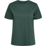 Grønne Pieces Økologiske Bæredygtige T-shirts med rund hals i Bomuld med rund udskæring med korte ærmer Størrelse XXL til Damer 