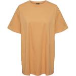 Orange Pieces Kortærmede t-shirts med rund udskæring med korte ærmer Størrelse XL til Damer på udsalg 