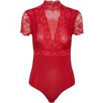 Røde Pieces Bodystockings i Blonde Størrelse XL til Damer på udsalg 
