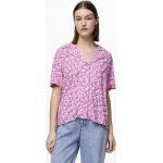 Pinke Pieces Kortærmede skjorter med korte ærmer Størrelse XL til Damer 