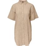 Brune Pieces Kortærmede skjorter med korte ærmer Størrelse XL til Damer 
