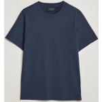Blå Peak Performance T-shirts med rund hals i Bomuld med rund udskæring med korte ærmer Størrelse XL til Herrer 
