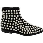Sorte Dolce & Gabbana Læderstøvler i Læder Størrelse 39 til Damer på udsalg 