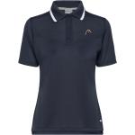 Blå Head Performance Kortærmede polo shirts Størrelse XL til Damer 