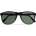 Persol 0PO9649S Sunglasses Black/Crystal Green