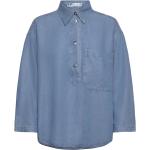Blå InWear Denim skjorter i Denim Størrelse XL 