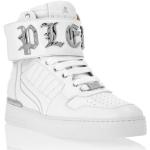 Hvide Philipp Plein Sneakers med velcro i Nappa Med velcro Størrelse 39 Letvægt til Herrer 
