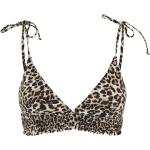Pieces Bikinitoppe i Polyamid med Smock Størrelse XL med Leopard til Damer på udsalg 