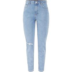 PIECES dame jeans PCLEAH - Light Blue Denim
