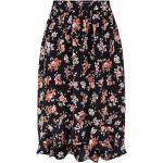 Sorte Pieces Nederdele i Viskose Størrelse XL med Blomstermønster til Damer på udsalg 