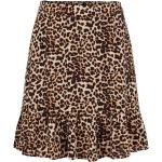 Pieces Nederdele i Viskose Størrelse XL med Leopard til Damer på udsalg 