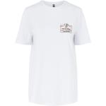 Hvide Disney Pieces T-shirts med rund hals i Bomuld med rund udskæring Størrelse XL til Damer på udsalg 