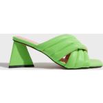 Grønne Pieces Sommer Sandaler med hæl Hælhøjde 7 - 9 cm Størrelse 39 til Damer på udsalg 