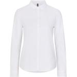 Hvide Pieces Langærmede skjorter i Bomuld Med lange ærmer Størrelse XL til Damer 
