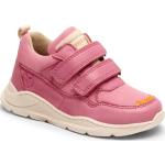 Pinke Sporty Bisgaard Sneakers med velcro i Læder Med velcro Størrelse 29 Åndbare til Piger på udsalg 
